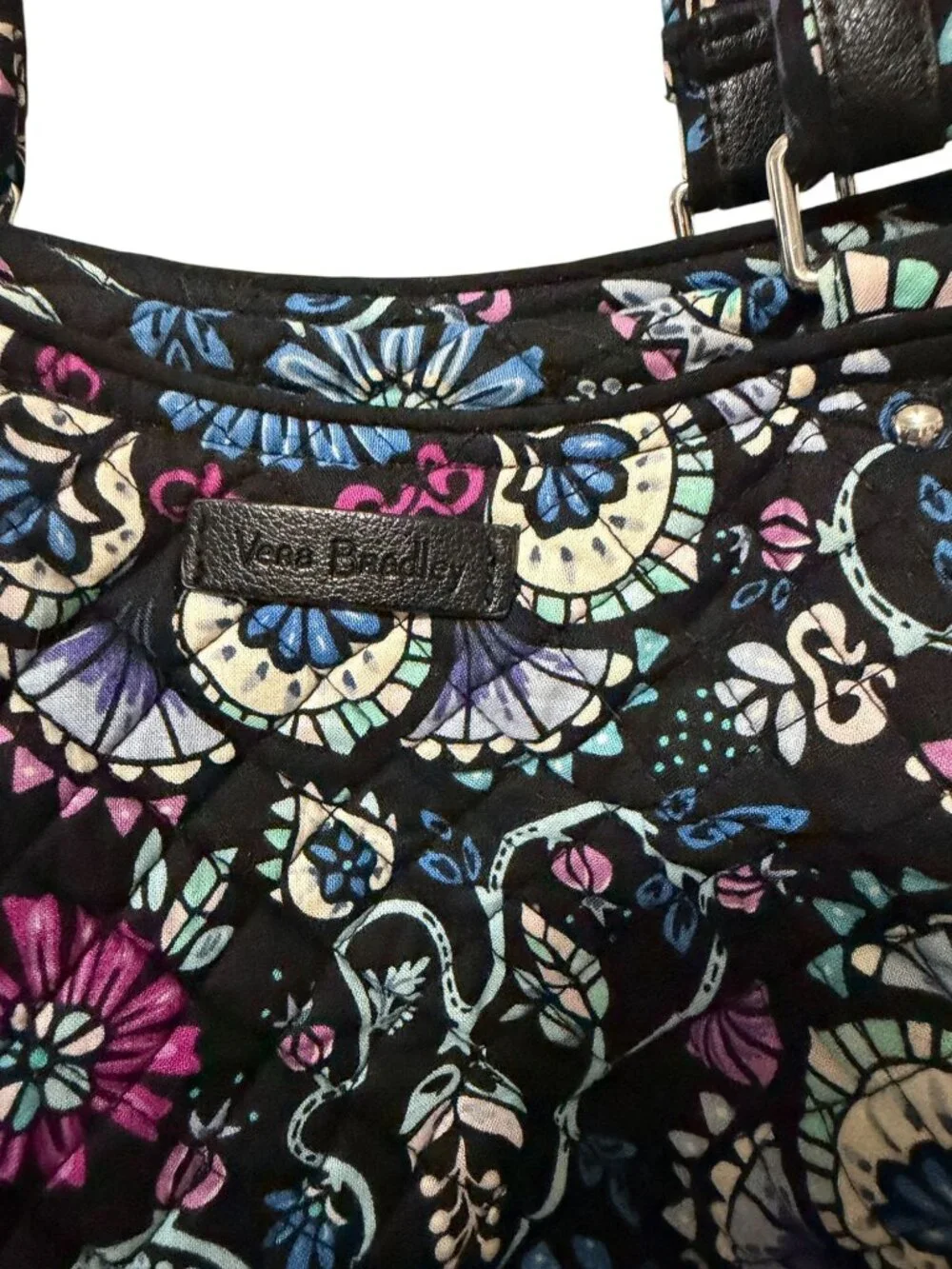 Vera Bradley Retired Bramble Glenna Satchel Shoulder Bag Purse - Picture 3 of 14